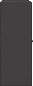 vidaXL Ντουλάπι αποθήκευσης Μαύρο 90 x 40 x 105 cm Ατσάλι