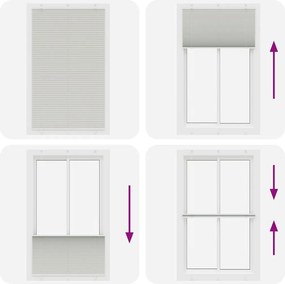 vidaXL Roller Blind Blackout ανοιχτό γκρι 115x200 cm Πλάτος υφάσματος
