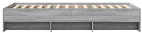 vidaXL Πλαίσιο Κρεβατιού Γκρι Sonoma 90 x 190 εκ. Επεξεργασμένο Ξύλο