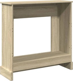 vidaXL Πλαίσιο Τζακιού Sonoma Δρυς 90x30x90 εκ. από Επεξ. Ξύλο