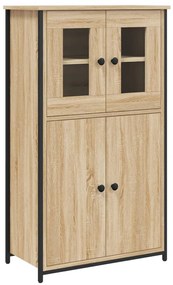 vidaXL Ντουλάπι Sonoma Δρυς 62 x 32 x 106,5 εκ.από Επεξεργασμένο Ξύλο