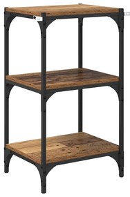 vidaXL Βιβλιοθήκη Παλαιό ξύλο 40 x 33 x 70,5 εκ.