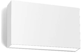 Απλίκα Τοίχου Ορθ/νιο Πλαστικό LED Up&amp;Down 2x5.5w 4000K ΦOS_ME-21-4108-1-Λευκό 21-4108-1