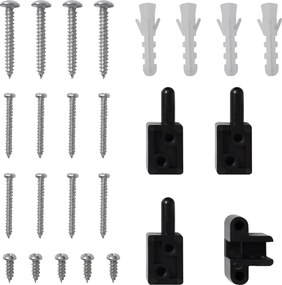 vidaXL Ανοιγόμενη Οθόνη Εντόμων Ανθρακί και Μαύρο 120 x 240 cm