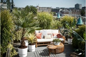 Βάζο Λουλουδιών Elho 0464344715000 Λευκό Στρόγγυλο