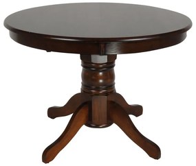 NIRVANA Τραπέζι Τραπεζαρίας Κουζίνας, Καρυδί  Φ106 x75cm Ε7059,2