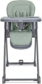 HIGH CHAIR PARTY GREEN LEATHER