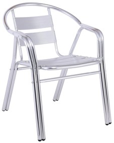SILVER-II Πολυθρόνα Dining Αλουμινίου
