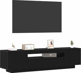 vidaXL Ντουλάπι TV 160 x 35 x 40 εκ. Μαύρο Επεξεργασμένο Ξύλο