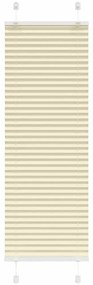 vidaXL Πλισέ περσίδα Κρέμα 45x150 cm Πλάτος υφάσματος 44,4 cm