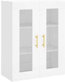 vidaXL Ντουλάπι Λευκό 69,5x34x180 εκ. από Επεξεργασμένο Ξύλο
