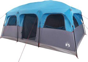 vidaXL Σκηνή Οικογενειακή 10 Ατόμων Αδιάβροχη Μπλε