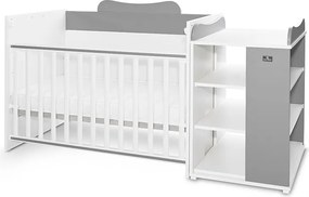 BED MULTI 190/72 COLOUR WHITE/STONE GREY