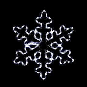 Φωτοσωλήνας με σχέδιο Snowflake II-Cool White  (10 τεμάχια)