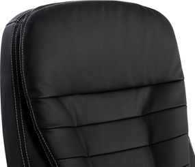 Καρέκλα Γραφείου EYPYΔIKH Μαύρο PU 62x60x108-116cm - 14240003 - 14240003