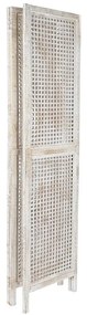 Παραβάν DKD Home Decor Λευκό Ξύλο από Μάνγκο Ξύλο MDF 150 x 2 x 180 cm