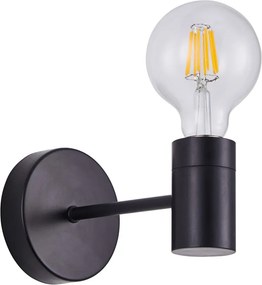 Απλίκα Τοίχου Homelighting Adept Tube 77-8253 Black