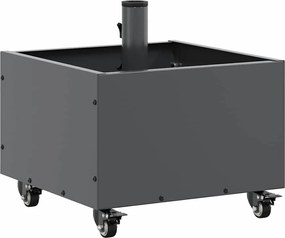 vidaXL Βάση ομπρέλας Ανθρακί 45 x 45 x 45 cm Ατσάλι