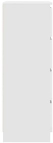 vidaXL Συρταριέρα Λευκή 60 x 35 x 98,5 εκ. από Επεξεργασμένο Ξύλο