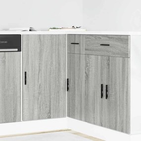 VidaXL Βάση Νιπτήρα "Lyon" Γκρι από Τεχνητό Ξύλο Sonoma