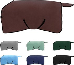 vidaXL Σαμάρι Ίππου Πλήρης Σκούρος Καφέ Πολυεστέρας