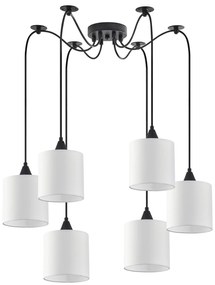 SE21-BL-B10-BL6-SH1 ADEPT PENDANT White Shade Pendant +