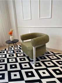 Stewehome Κλασικός πολυθρόνα με πόδια από ξύλο 68x60x65 cm