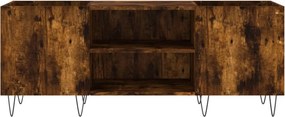 vidaXL Δισκοθήκη Καπνιστή Δρυς 121x38x48 εκ. από Επεξεργασμένο Ξύλο