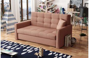 Καναπές - κρεβάτι Vina lux με αποθηκευτικό χώρο, 153x98x85cm, Κεραμίδι - PL7193