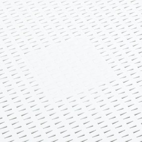 vidaXL Βοηθητικό Τραπέζι Λευκό 54 x 54 x 36,5 εκ. Πλαστικό