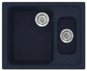 Sanitec Classic 330 Granite Blue Ένθετος Νεροχύτης 65 cm