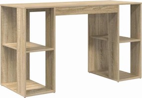 vidaXL Γραφείο Δρύς Sonoma 130 x 50.5 x 75 εκ Επεξεργασμένο ξύλο
