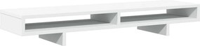vidaXL Βάση Οθόνης Λευκή 100x27x15 εκ. από Επεξ. Ξύλο