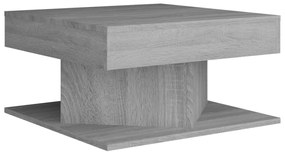 vidaXL Τραπεζάκι Σαλονιού Γκρι Sonoma 57x57x30 εκ. Επεξεργασμένο Ξύλο