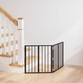 vidaXL Πόρτα Σκύλου 2 pcs Μαύρο 60 x 60 cm Επικαλυμμένος Χάλυβας