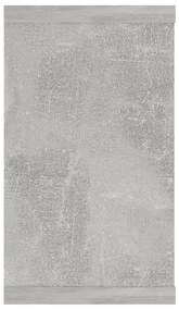 Ράφια Κύβοι Τοίχου 4 τεμ. Γκρι Σκυρ. 80x15x26,5 εκ. Μοριοσανίδα - Γκρι