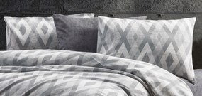 Μαξιλαροθήκη Φάκελος Polycotton 50x70εκ. Ευδοξία 480 Grey DimCol