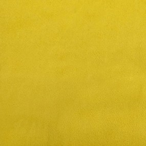vidaXL Σαλόνι Σετ 2 Τεμαχίων Κίτρινο από Βελούδο με Μαξιλάρια