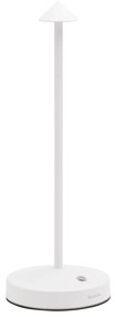 Επιτραπέζιο Φωτιστικό LED Φορητό ANGELINA Λευκό Αλουμίνιο 10.5x10.5x30cm - ArteLibre