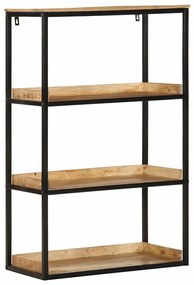 vidaXL Βιβλιοθήκη 70x35x110 εκ. Μασίφ Ξύλο Χοντρό Μάνγκο