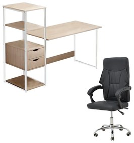 Intrahome Φοιτητικό πακέτο επίπλων γραφείου Zayrin Intrahome σετ 2τεμ | SKU: INTRAPA-311112156