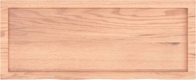 vidaXL Πάγκος Μπάνιου Αν. Καφέ 100x40x(2-6) εκ. Επεξεργ. Μασίφ Ξύλο