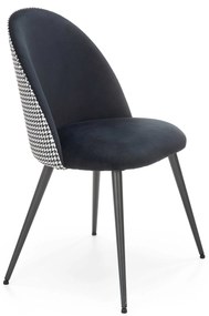 K478 chair, color: black - white DIOMMI V-CH-K/478-KR