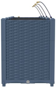 vidaXL Ζαρντινιέρες κήπου Γκρι 160 x 40 x 52 cm Ατσάλι