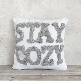 Μαξιλάρι Διακοσμητικό (Με Γέμιση) Cozy White Nima 45X45 100% Cotton