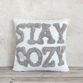 Μαξιλάρι Διακοσμητικό (Με Γέμιση) Cozy White Nima 45X45 100% Βαμβάκι