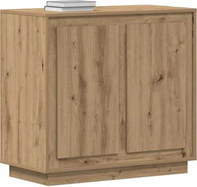 vidaXL Πλαϊνό γραφείο Artisan Oak 80 x 40 x 75 εκ. Επεξεργασμένο ξύλο