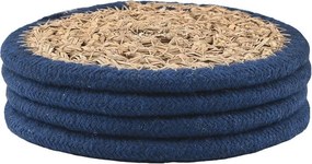 Σουβέρ (Σετ 4τμχ) Estia Gaia Blue 07-40413