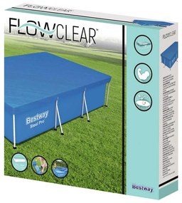 Bestway Κάλυμμα Πισίνας Flowclear 304 x 205 x 66 εκ.