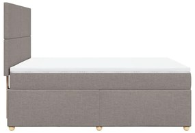 ΚΡΕΒΑΤΙ BOXSPRING ΜΕ ΣΤΡΩΜΑ TAUPE 140X190 ΕΚ. ΥΦΑΣΜΑΤΙΝΟ 3291272